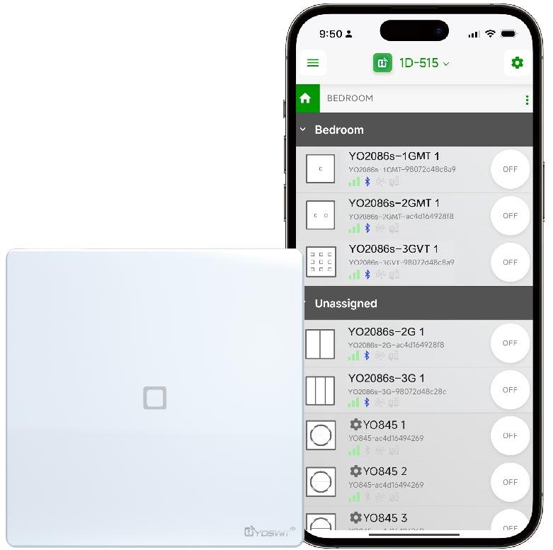 Outlet App Double Pole Switch App