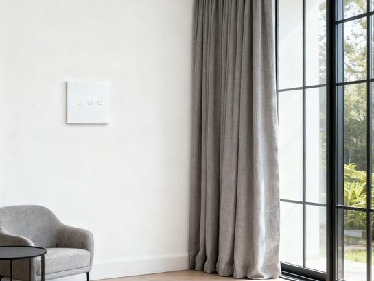 Smart Touch Curtain Switch - 1 Layer / 2086s