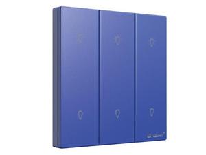 Smart 0-10V Dimmer Switch - 3 Gang / 2086s-MEC-A-BLU