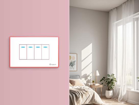 Smart Light Switch - 4 Gang / Socket 118