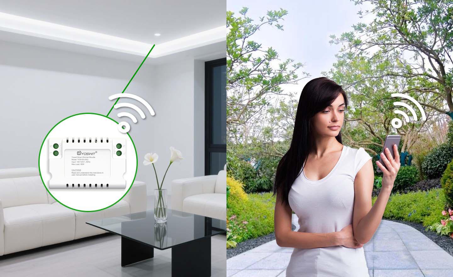 Outdoor Remote Control via Yoswit App