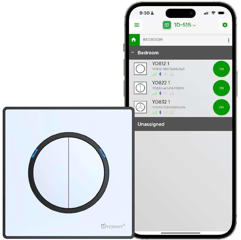 Outlet App Double Pole Switch App