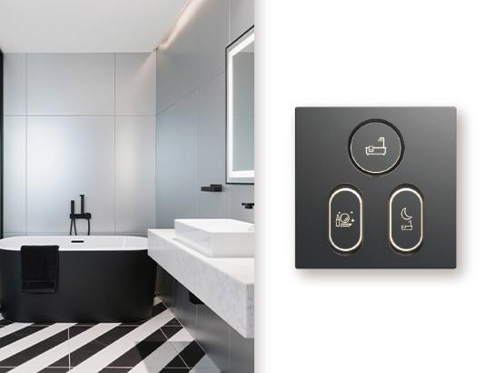 Bathroom Switch - 3 Gang / M86-MEC-A