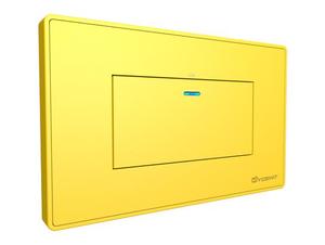 Smart Double Pole Switch with IR - 1 Gang / Socket 118-YEL