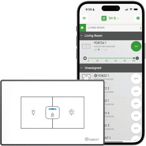 Outlet App Double Pole Switch App