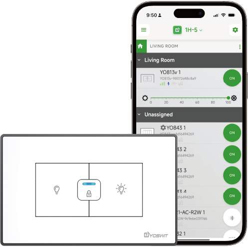 Outlet App Double Pole Switch App