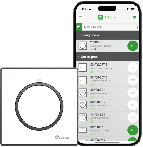 Outlet App Double Pole Switch App