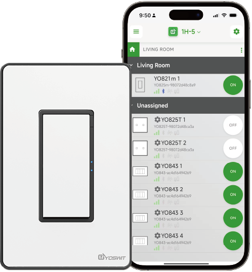 Outlet App Double Pole Switch App