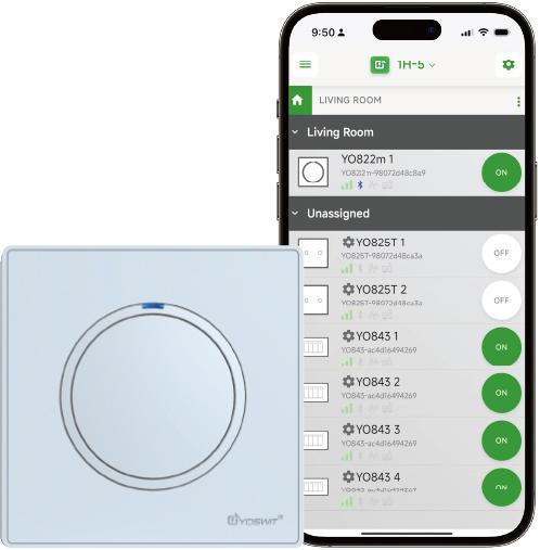 Outlet App Double Pole Switch App
