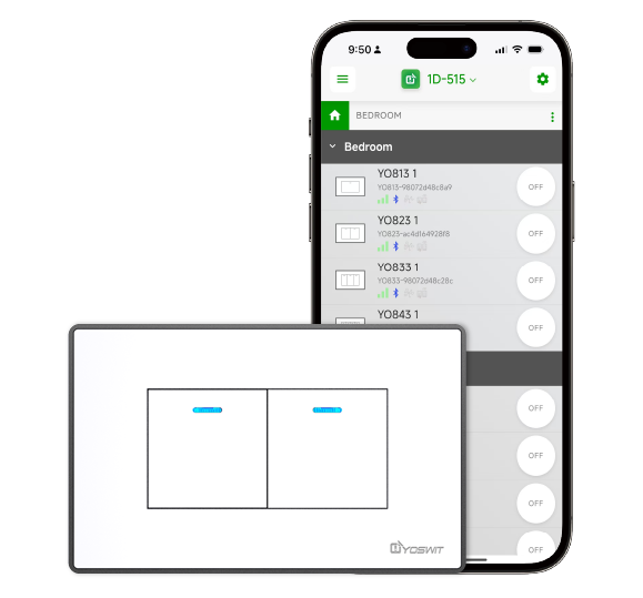 Outlet App Double Pole Switch App
