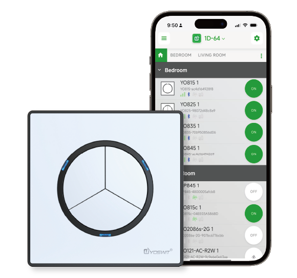 Outlet App Double Pole Switch App