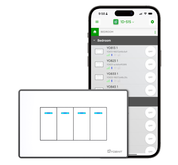 Outlet App Double Pole Switch App