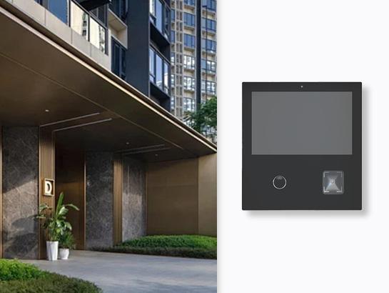 Smart Main Entrance Panel - 10.1 Inch (With Smart Card Reader + QR Scanner)