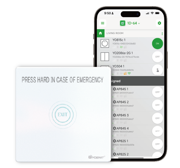 Outlet App Double Pole Switch App