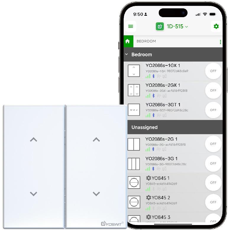 Outlet App Double Pole Switch App